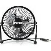 Maurer Ventilador Sobremesa Ø 10 cm Funcionamiento USB