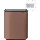 Brabantia Cestino Touch Bo, Poubelle, Gris