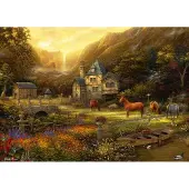 Grafika Casse-tête Chuck Pinson - La vallée d'or - 500 pièces