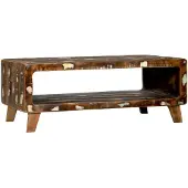 vidaXL Table basse 90X50X35 Cm Bois massif de récupération Lumarko !