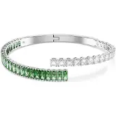 Swarovski Bracelet 'Matrix' vert / argent / transparent