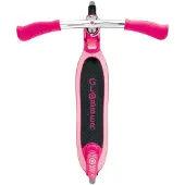 Globber Trottinette pliable à deux roues Fuchsia pour enfants et adolescents à partir de 6 ans – légère, réglable en hauteur, cadre en aluminium robuste