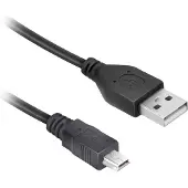SBS EKON Câble avec USB Type A mâle et mini-USB mâle