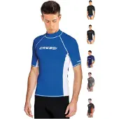 Cressi Hommes, Maillot de surf, Rashguard, Bleu, (58)
