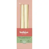 Bolsius Bougie pointue 24,5x2,4 beige 4p. (4 pcs)