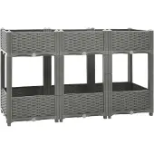 vidaXL Table de bar blanc 120x60x105 cm