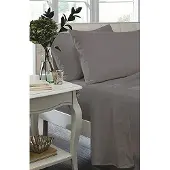 Catherine Lansfield Drap-Housse Simple Percale Gris