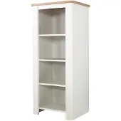 Roba Étagère sur pied en Bois "Ava" - 4 compartiments - Blanc/"chêne artisan