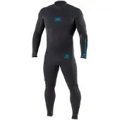 Ocean & Earth Surf School 5 Mm Long Sleeve Back Zip Neoprene Suit Gris 2XL Homme