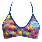 Turbo Surf And Flower Bikini Top Multicolore M Femme