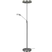 TRIO Grande lampe de lecture LED Franklin Inox