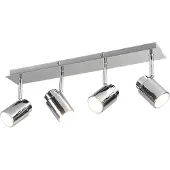 TRIO ANGELO plafonnier de salle de bain argent 880400406