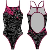 Turbo Skull Butterflyers Stars Swimsuit Noir M Femme