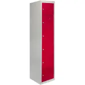 MonsterShop Casier Rangement - Six Portes, à Plat, Rouge
