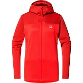 Haglöfs Roc Flash Mid Full Zip Sweatshirt Rouge M Femme