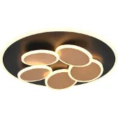 TRIO Plafonnier moderne Mandala noir Ø 48cm