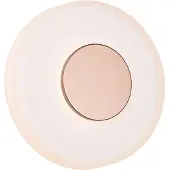 TRIO Applique murale LED CELESTE marron et blanc 10 W, blanc chaud, 1 100 lm, verre, dimensions : 4 x 22 x 11,5 cm, IP20,