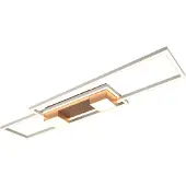 TRIO Leuchten LED Plafonnier Albany 37W, blanc chaud/blanc froid, coffee