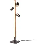 TRIO Lampadaire design Marley nickel