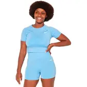 42k Running Inspire Short Leggings Bleu S Femme