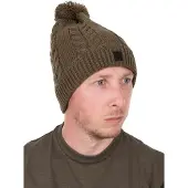 Fox International Pompon Beanie Marron