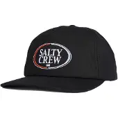 Salty Crew A-frame 5 Panel Trucker Cap Noir