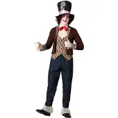 Atosa Crazy Hat Man Costume Marron 2XL Enfants