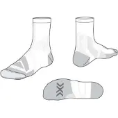X-socks Bike Expert Crew Socks Blanc EU 39-41