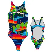 Turbo Santa Monica Swimsuit Noir 2XL Femme