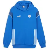Puma Manchester City Football Archive Full Zip Sweatshirt Bleu S