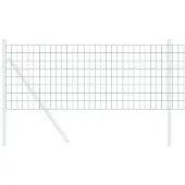 vidaXL Clôture Eurozaun, 0,6 x 50 mètres, fer revêtu de PVC, couleur verte