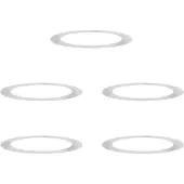 vidaXL adapté aux anneaux d'arbres plats 5 pcs argent Ø90 / 120 cm