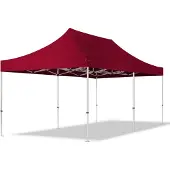 TOOLPORT 3x6 m Tonnelle pliante Alu, PES 800, rouge