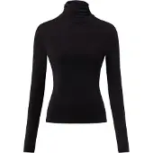 BOSS pour femme. 50548098 T-shirt Eliana noir (L), Casuel, Sans manches / bretelles, Lyocell