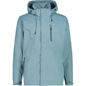 CMP Veste pour homme, modèle JACKET ZIP, avec capuche et ventilation, gamme HYDRO HYDRO 54
