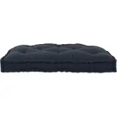 vidaXL Coussin pour canapé en palettes , anthracite, 120 x 80 x 12 cm, tissu