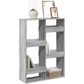 vidaXL Bibliothèque sonoma gris 100x33x135 cm bois d'ingénierie