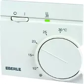 Eberle Thermostat d'ambiance monté en surface 5 à 3, Thermostat, Blanc