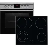 Amica EHC 12761 E Ensemble de cuisinières, plan de cuisson en céramique