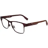 Lacoste Lunettes de Vue L2307MAG-SET 55/16/145 BURGUNDY métal homme L2307MAG-SET