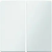Hager Berker Wippen Q.1/Q.3, blanc polaire, velours, 1 pièce.