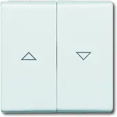 Busch-Jaeger 2126-34 Bascule Jalousie avec impression Tout temps 44 blanc alpin