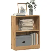 vidaXL Bibliothèque chêne artisanal 60x24x76 cm bois d'ingénierie