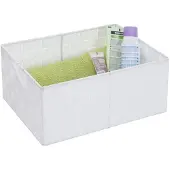 Mendler Panier De Rangement Hwc-C37, 14x31x23cm Blanc