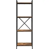 vidaXL Bibliothèque Chêne fumé 40 x 30 x 118 cm Bois d'ingénierie