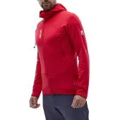 Millet Fusion Grid Hoodie Rouge S Homme