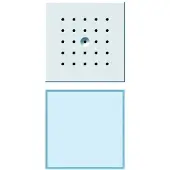 Gira Station de porte simple blanc pur 126066 TX44 (WG UP)