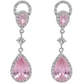 Avant Garde Boucles d'oreilles 'Agatana' rose clair