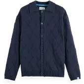 Scotch & Soda Open Work Long Sleeve Shirt Bleu XL Homme