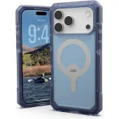 Urban Armor Gear Trooper MagSafe (Apple iPhone 17 Pro Max), Coque pour téléphone portable, Transparent, Bleu